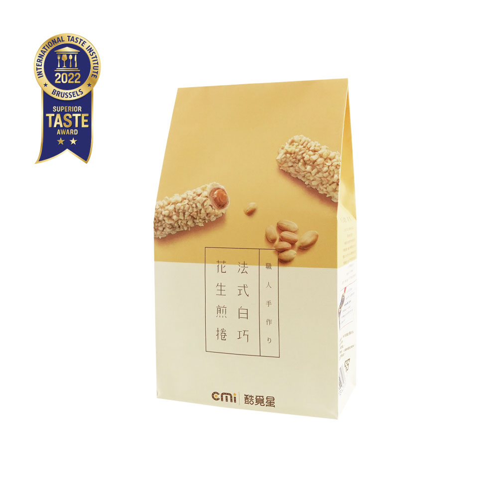 【酷覓星】法式白巧花生煎捲 (8包入/袋)